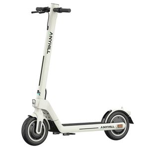 Anyhill UM -2 Elektrikli Scooter 10 '' Pnömatik Lastik 36V 10AH Pil Değiştirilmiş 450W Motor 31km/s Maks Hız - Beyaz