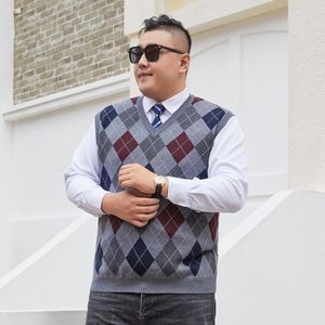 Męskie swetry przyjazne moda Suepr duża kamizelka męskiej kamizelki wiosna i jesienna elastyczna kamizelka plus size xl2xl3xl4xl5xl6xl7xl8xl