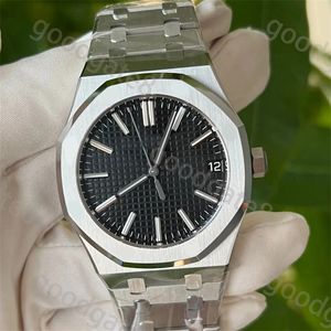 섬세한 로얄 럭셔리 워치 오크 남성 디자이너 시계 고품질 패션 Montre 904L 42mm 점검 색인 다이얼 클래식 육각형 베젤 손목 시계 15400st XB01 C23