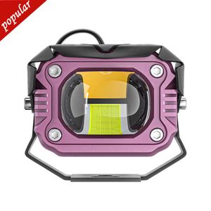 New Motorcycle Spotlight Car nevoeiro Luz de neblina 20W Branco amarelo a laser Lâmpadas de alta qualidade 9-80V para 4WD ATV SUV Utv Ute Jeep