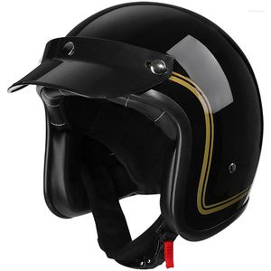 Capacetes de motocicleta DOT aprovou o Japão Korea mais recente capacete de face aberta de alta qualidade Motocross Racing Jet Casco Retro Scooter Casque