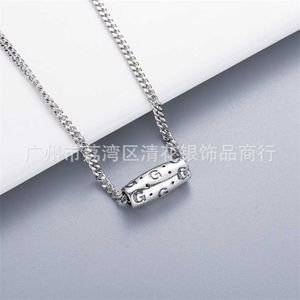 designer jewelry bracelet necklace ring Xiao ancient rectangular column Pendant with men's women's couple's straight