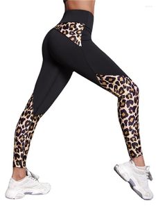 Active Pants Workout Fitness Leggins Leopard Printed Outfits Yoga Sexy Leggings Women High Waist Gym Wear Sports Tight Soft