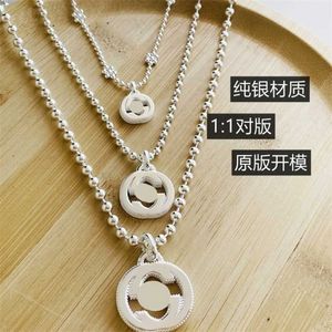 designer jewelry bracelet necklace ring 925 round Buddha bead interlocking pendant snowflake Flower men's women's same lover's neck