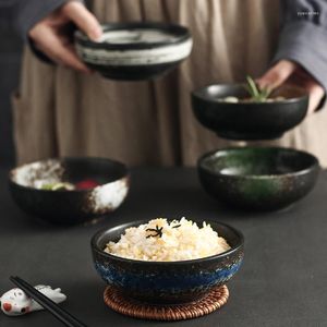 Miski Lingao Kreatywna koreańska ceramiczna domowa restauracja Mała ryż deser retro pojedyncza miska