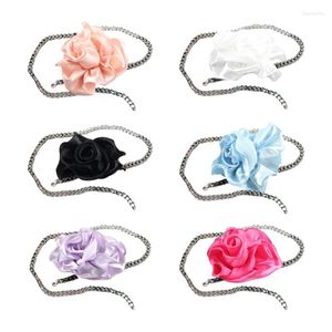 Belts Vintage Romantic Thin Belt For Women Cloth Camellia Decors Ladies Dress Fashion Female Waist Rope Accessories Wholesale