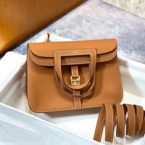 birkinbagDesigner Helmet bag Genuine Halzan Leather Shoulder Bag New High Quality Calf Leather Classic Luxury Handbags And Purses Fashion Casual Crossbody Undera