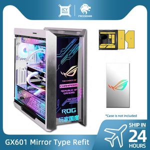 Raffreddamento gx601 pannello specchio rog strix helios telaio illuminazione fai -da -da -te riparti argb asus strix repubblica dei giocatori mod reception arcobaleno