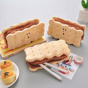 Sharkbang Kawaii Cookie Sandwich Biscuit Mjuk plysch blyerts