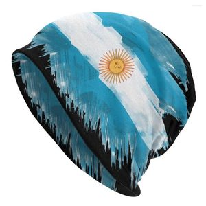 Berets Argentina Flag Bonnet Femme Cool Dit Hat для женщин Зимние теплые аргентинские кепки с гордостью