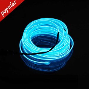New Ambient Lamp RGB Car LED Neon Cold Light Auto Interior Atmosphere Light Refit Decoration Strips Shine Only wires Without drive