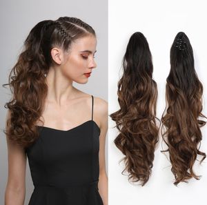 24-Inch Long Curly Women's Ponytail - Variety of Styles Available Customization Supported - Shop Now to Express Your Style