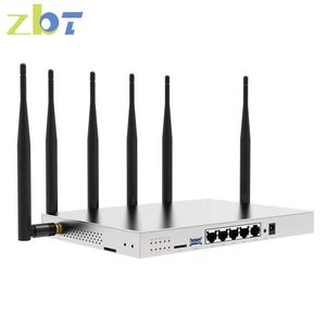 Router zbt openwrt 4g wifi router 4*lan gigabit 1200mbps 2,4g 5,8 GHz USB3.0 SIM SIM SIM SATA Access Point Dual Band Roteador