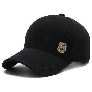 Snapbacks casual cotton sports Adult hip-hop snapshot Dad's curve peak sun hat Men's large size baseball cap 55-60cm 60-65cm G230529