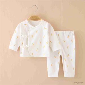 Kleidung Sets Infant Neugeborenen Strampler Baby Jungen Mädchen Baumwolle Nachtwäsche Tiere Bluse Tops Hose Hosen Outfits Set Kinder Kleidung