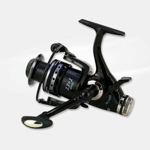 Tillbehör Fiske dubbelbroms roterande växelförhållande 5.2 1 Carretilhas de Pesca Sea Fishing Far Cast Reel P230529