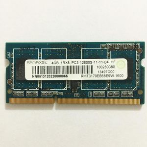 Rams Ramaxel DDR3メモリ4GB 1600MHz 1.5V /1.35V 204PIN SODIMM LAPTOP RAMS DDR3 1600 4GB