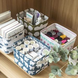 Basket Desktop Storage Basket Sundries Underwear Toy Storage Box Cosmetic Book Organizer Stationery Container Laundry Basket