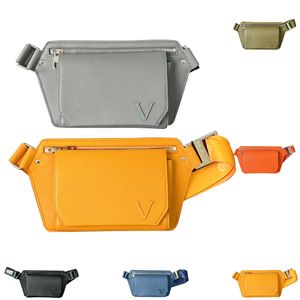 Mens M57081 Takeoff Sling Belt Messenger Bag Womens Purse Tote Clutch Midje Bröstväska Läder Handväska axel Duffel Väskor Luxur Designer Crossbody Fanny Pack Väskor