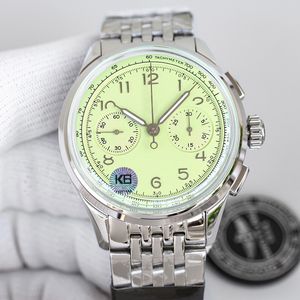Chronograph Watch 7750 Timing Automatic Movement Watches 42mm Sapphire Women Wristband 904L Stainless Steel Montre de Luxe