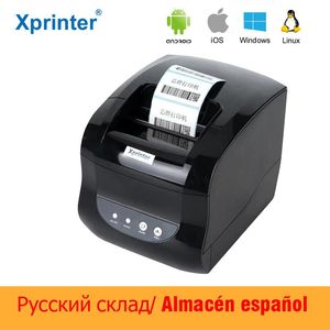 Stampanti XPRINTER Etichetta termica Stampante Adesivo con codice a barre USB stampanti Bluetooth Stampa 20mm80mm 365B 370B DT325B per Android iOS Windows