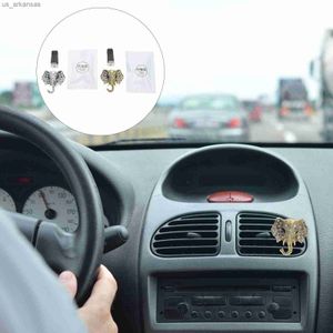 Автомобильный воздух освежитель 2pcs ratestone Car Fragrance Aragrance Эфирное масло диффузор Слон Паттерн воздушный вентиляционный вентиляционный залив Aromatherapy Diffuser Car Interior L230523