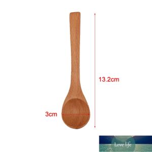 Clássico de madeira redonda de bambu de bambu sopa de chá de café colher de jam scoop diy cozinha ferramenta infantil