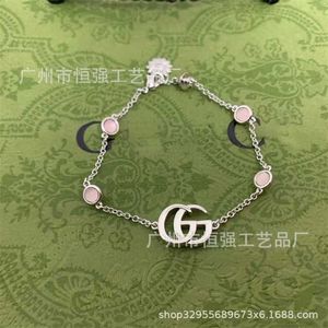 Designer-Schmuck, Armband, Halskette, Ring, antiker Trend, einfacher Gänseblümchen-Anhänger, rosa grün, Fritillaria-Armband, Geschenk für Freundinnen