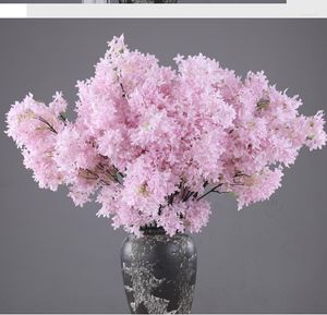 Flores decorativas Lilac Flower Simulation Wedding Hall Decoration Stage