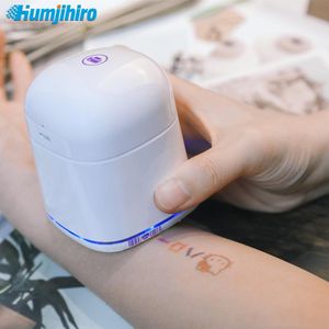 Printers Pekoko 1200dpi Portable Mobile Mini Handheld Color Inkjet Printer WIFI Wireless Tattoo Printing Inkjet Printer for Android