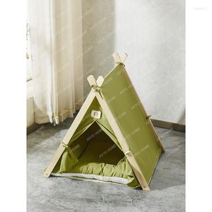 Cat Carriers Nest Dog Pet Tent Four Seasons Universal Removable And Washable Closed House Summer Mat Supplies