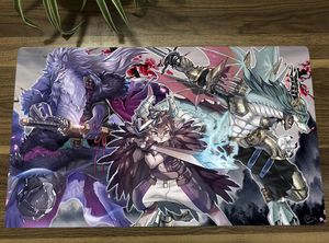 Pads YuGiOh Fur Hire Deck TCG Mat Trading Card Game Mat CCG Playmat Antislip Rubber Mouse Pad Desk Play Mat Free Bag 60x35cm