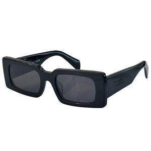 Mens Womens Sunglasses OPR 07 S Daily Casual All-match Square Black Frame Outdoor Travel Vacation Anti-UV400 Designer Top Occhiali da sole With Original Box
