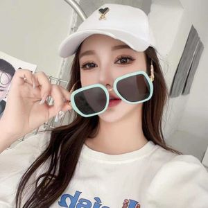 New xiaoxiangjia.com red Japan and South Korea ins wind candy color large Sunglasses Women's versatile personalized sunglasses 9030