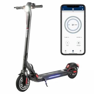 Iscooter M5 Pro Electric Scooter 8.5 '' Honeycomb Tire 350W Motor 7.8Ah Batteri för 35 km räckvidd fram och bakre stötdämpare