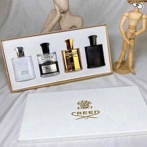 Creed Perfume 4PCS SET SET STENT SCENT香料香りCologne Men Silver Mountain Water/Aventus/Green Irish Tweed/Millesime Imperial 30Mlheuz51kc