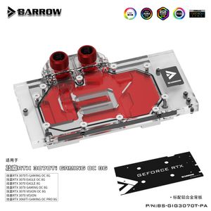 Blocco acqua GPU di raffreddamento a carriola per gigabyte rtx 3070/3070ti Gaming Eagle Vision OC 8g con backplate golf GPU 5V Argb BSGIG3070TPA