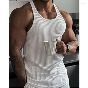 Kurtki wyścigowe 2023 Mężczyźni fitness Gym Tank Top Tlee Bez rękawów