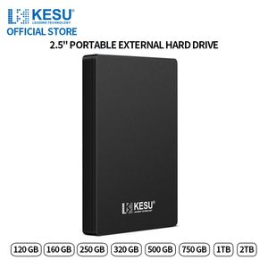 Drives Kesu Drive rígido externo 2.5 DISCURSO DE RUCO PORTÁVEL HD EXTERNO 500GB/750GB/1TB/2TB USB3.0 Storage 320GB/500GB/750GB/1TB