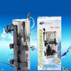 Akcesoria Aquarium wiszące na białku Skimmer Ultra Cicha pompa wodna do morskiej rafy koralowca System filtru z akwarium 300L/H