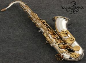 New Tenor Yanagisawa TWO37 B Flat Tenor saxophone silvering Gold key music Instrument Saxophone Professional level 5021412