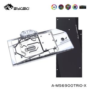 MSI Radeon Rx 6900xt 6800xt Gaming X Trio Card vga Video Cooler Full Caver G1/4 AMS6900TRIOXのバイクスキーGPUウォーターブロック