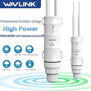 Routers Wavlink AC600/AC300 Weatherproof RJ45 Wireless Outdoor Wireless WiFi AP/Repeater/Router Extender 5G 2.4G Bridge Wi Fi Signal Booster Poe