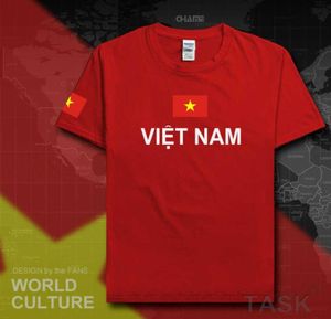 Vietnam camisetas para hombre camisetas de moda naciones camiseta de algodón reunión fitness ropa vietnamita camisetas bandera del país Vietnam X06215343257