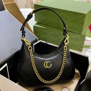 حقائب مصممة حقائب اليد أكياس الكتف Crossbody Women Fashion 2 GS Half Moon Bag Classic Tote Luxuries أصلي جلود كبيرة سعة كبيرة جديدة