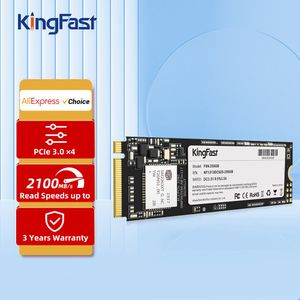 Drives Kingfast SSD NVME M2 1TB 512 GB 256 GB 128 GB HD SSD Drive M.2 2280 PCIe 3.0 Intern hårddisk för Laptop Desktop PC