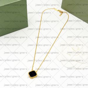Женское ожерелье 4/четыре листового клевера для женщин для женщин Элегантное ожерелье с ожерельем медальон.
