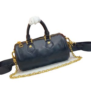M59800 modekvalitet Kvinnor axelväska tygväskor lyxiga designer damer original läder blomma bambu rörtyp handväska handväska