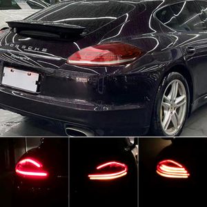 For Porsche Panamera 2010 2011 2012 2013 Panamera 970 LED Tail Lights Rear Fog Brake Dynamic Turn Signal Automotive Accessories