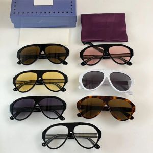 Designer men and women sunglasses 2023 new G family fashion personalized Toad plate male star glasses same model gg0479